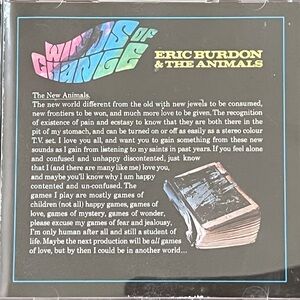 Eric Burdon & The Animals CD “Winds of Change” EUC